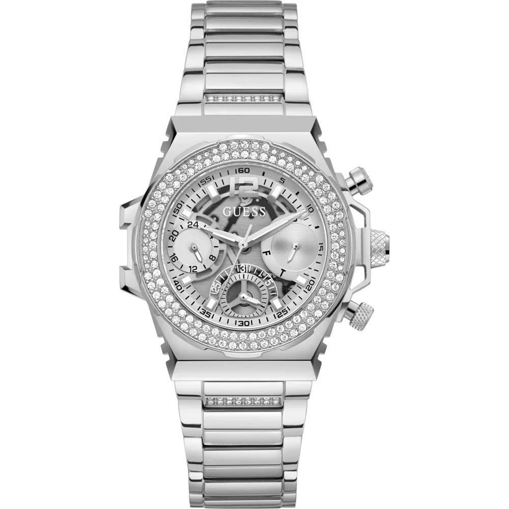 GUESS Fusion Silver Stainless Steel Ladies Quartz GW0552L1 Watch серебряный
