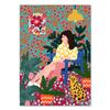 Tropical Colorful Girl Car Flower Koala Leopard Wall Art Malba na plátně Plakáty a obrazy Nástěnné obrazy pro dekoraci obývacího pokoje Bez rámu