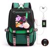 My World Harajuku Leisure Backpack Junior High School Student Elementary School Student Multifunctional USB School Bag Female