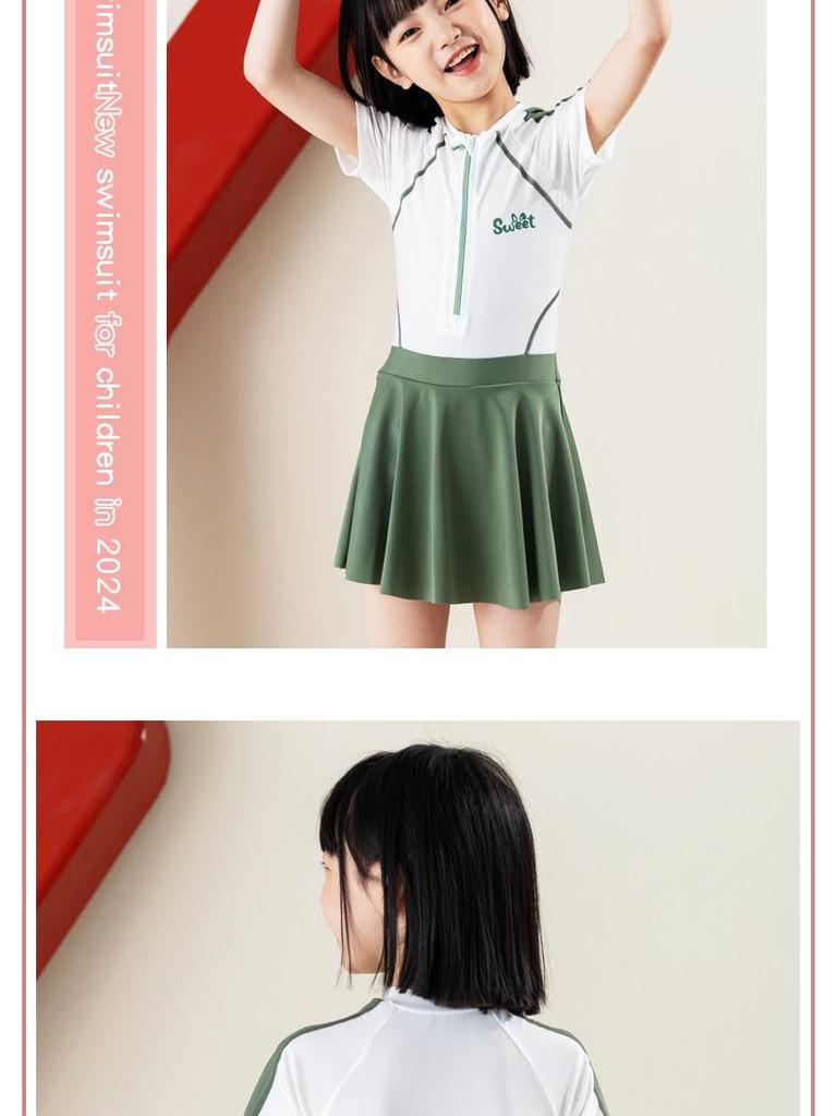 Girls' Professional Swimsuit for Training - 2024 New Autumn/Winter Collection