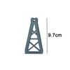 Non-Toxic Support 1X6X10 Girder Triangular Building Blocksmoc Parts Assemble Particles Diy Bricks Compatible With 64449 Toys For Children