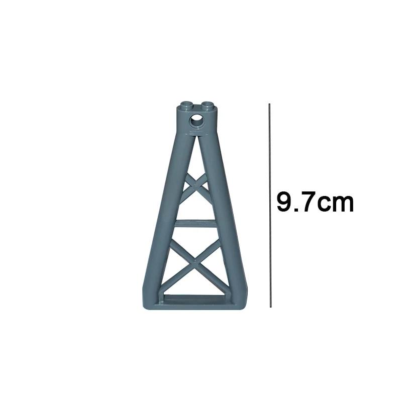 Non-Toxic Support 1X6X10 Girder Triangular Building Blocksmoc Parts Assemble Particles Diy Bricks Compatible With 64449 Toys For Children
