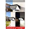 Waterproof Solar Motion Sensor Light Remote Control Clip On Solar Wall Lamp USB Charging High Bright Solar Clip Light Waterproof
