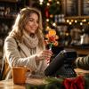 Бесконтактная платежная палочка, Рождественская палочка Tap-to-Pay, Держатель для кредитной карты с ручкой в виде леденца-трости, Милый для терминала, Санта, Снеговик, Елка, Пряничный человечек