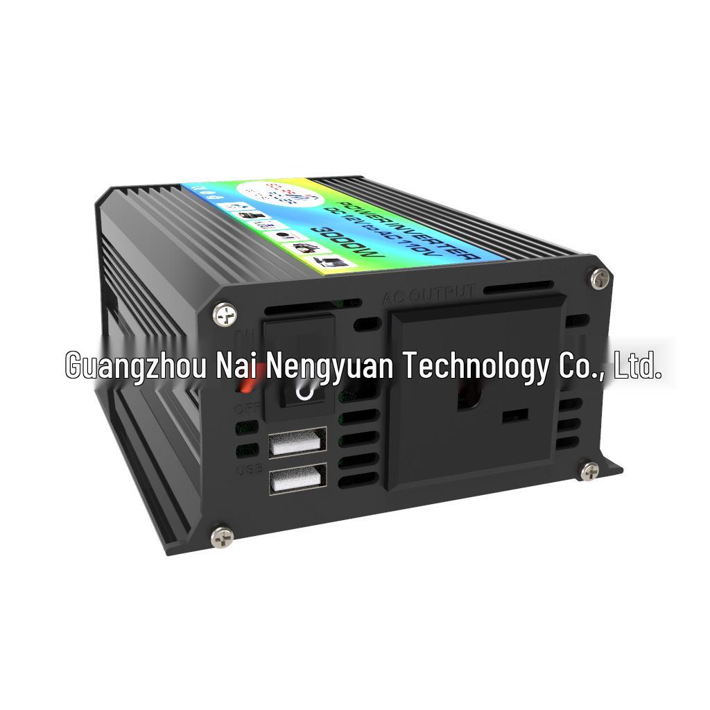 Car Power Inverter 300W 12V to 110V/220V with Dual USB Ports