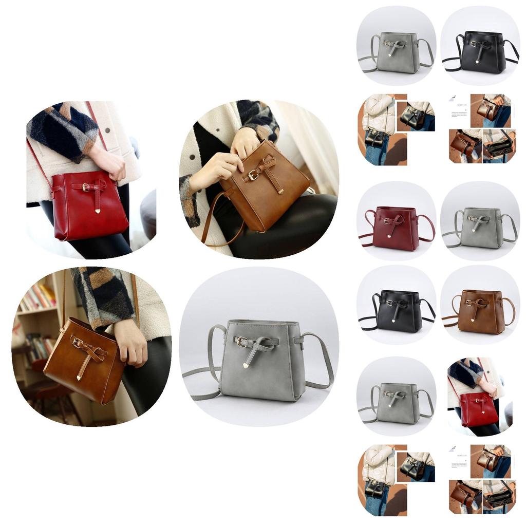 Stylish Red Pu Small Shoulder Bag For Women With Simple Korean Design And Soft Texture