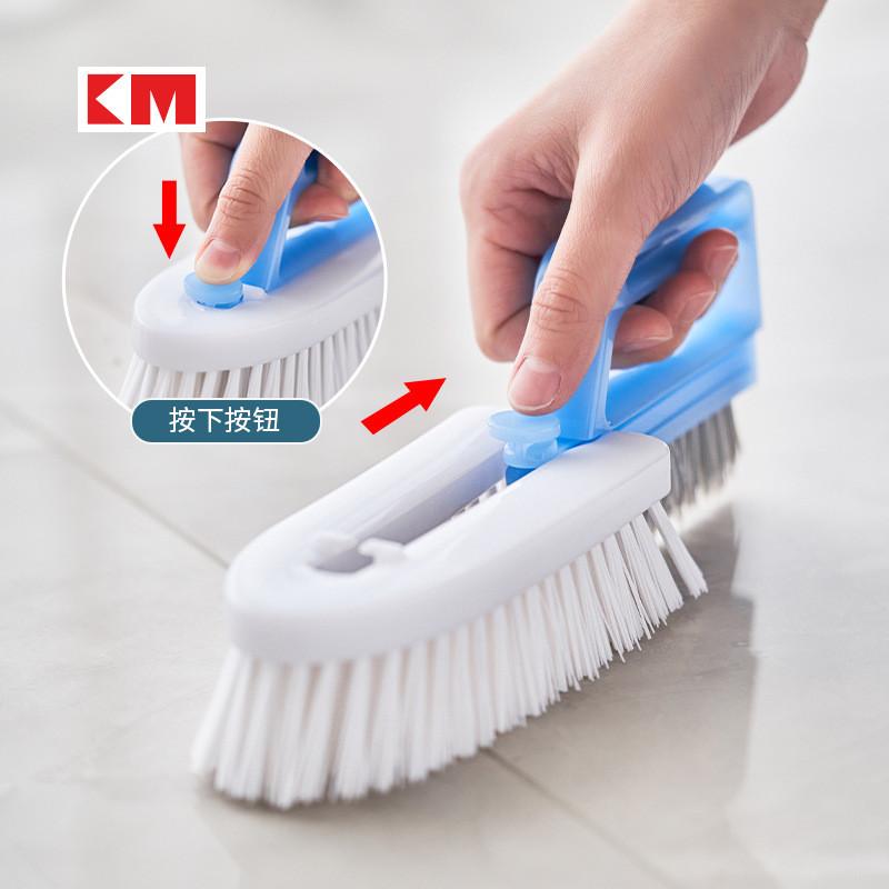Versatile Plastic Floor Brush For Bathroom Tile Grout And Drain Maintenance