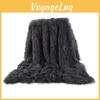 Fashion Soft Faux Fur Coral Fleece Blanket With Soft Polyester For Couch Lounge