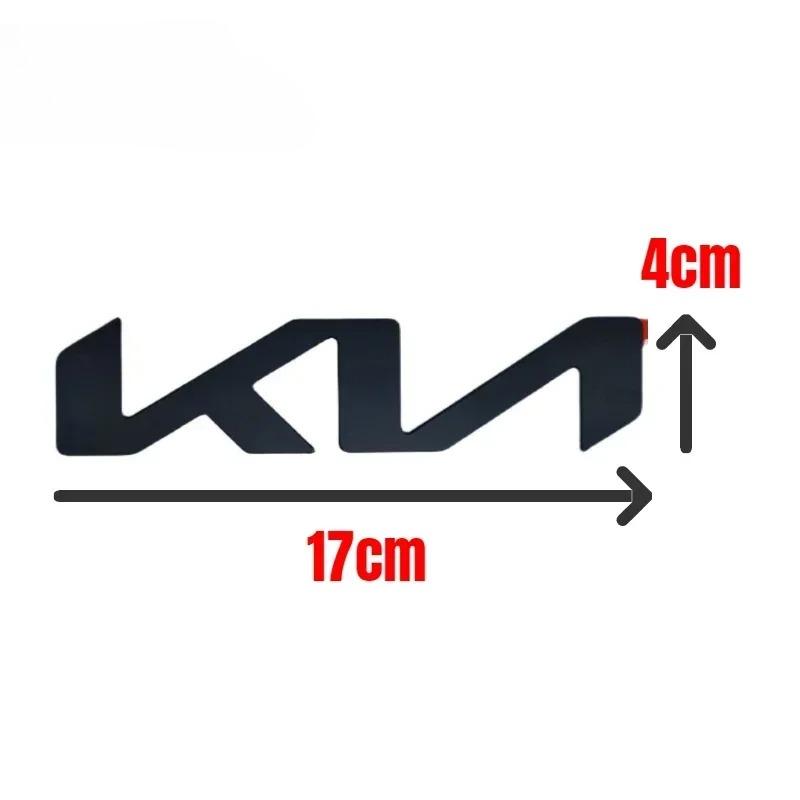 Front Hood Rear Trunk Letter Emblem Badge Sticker For Kia Carnival Sportage K3 KX3 K5 KX5 Ceed Rio Soul Forte Optima etcSB2