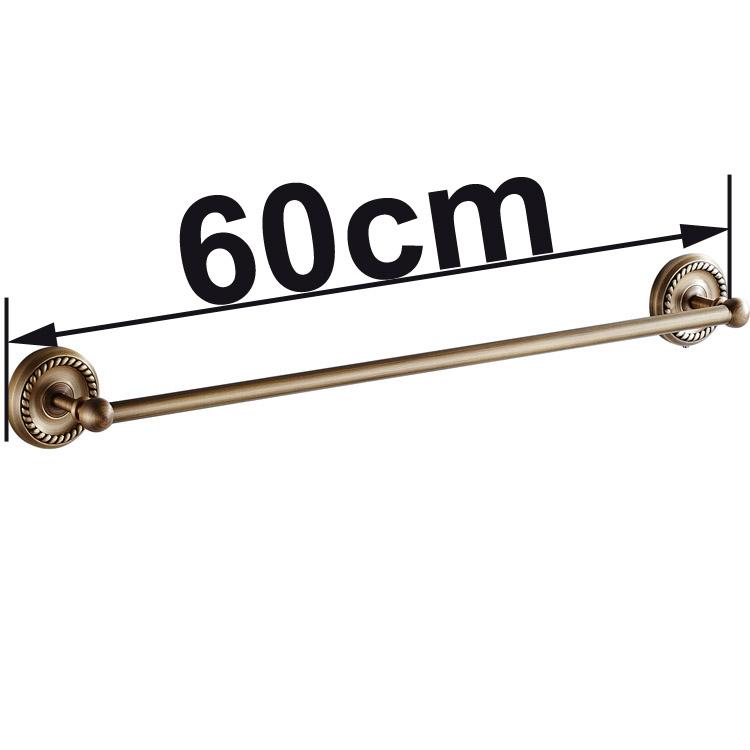 Black Brass Wall Mounted Bathroom Single Towel Shelf Rack Holder Bath Towel Hanger Bar Towel Rail Bathroom Accessories