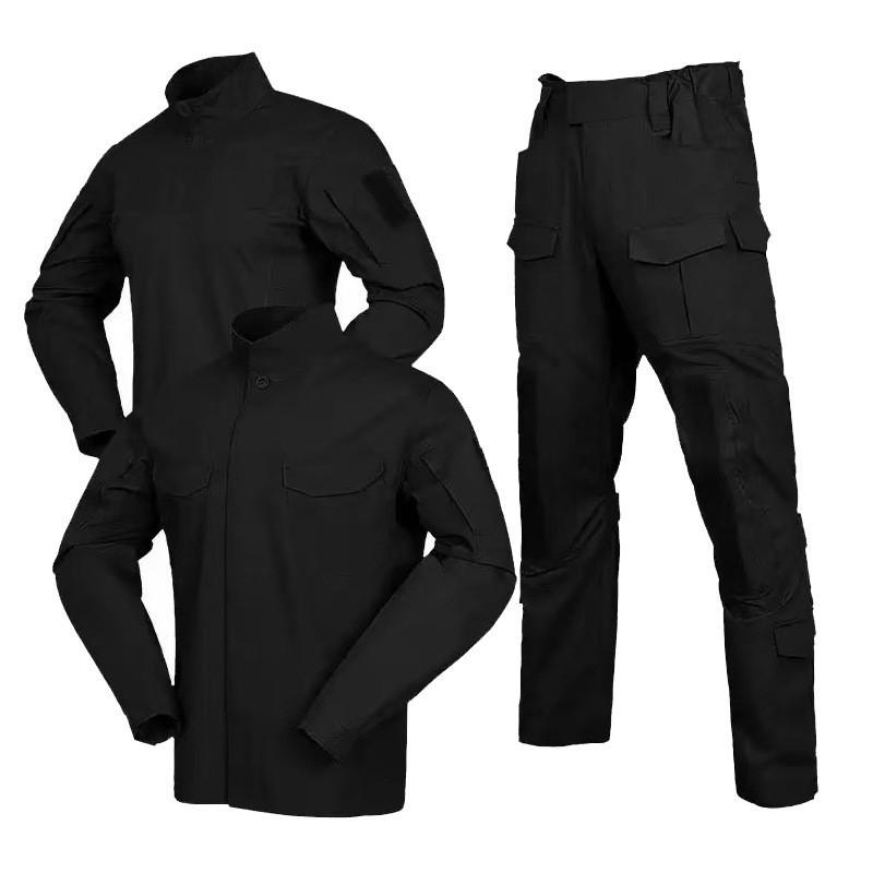 Olive Green Camouflage Training Suit - Durable Outdoor Workwear for Men and Women