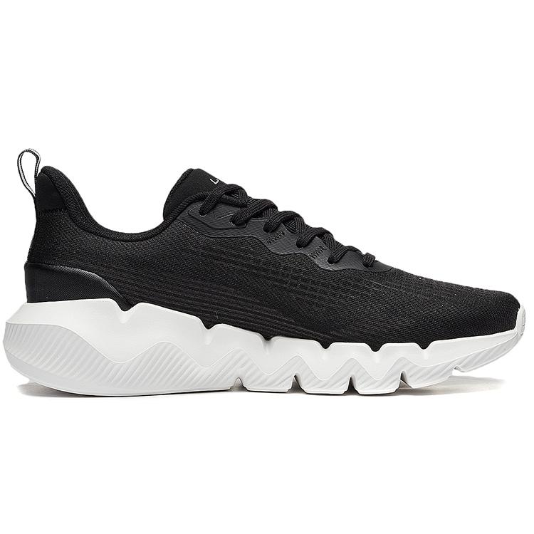 Li Ning Spirituality Textile, TPU Low Top Running Shoes Men's Black ARST045-1