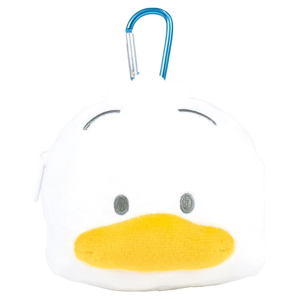 Pekkle Plush Zipper Mascot with Carabiner Duck 15cm