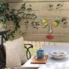 1 Set Colorful Butterfly Tree Face Pendants Unique Resin Garden Sculptures  Home Decor