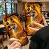 Phone Case: 2D Flat Samsung Galaxy A34 A35 M05 M06 S20 S22 S21 FE Plus 5G Protective Case, Flame Spirit Fox, Christmas and Halloween Gift