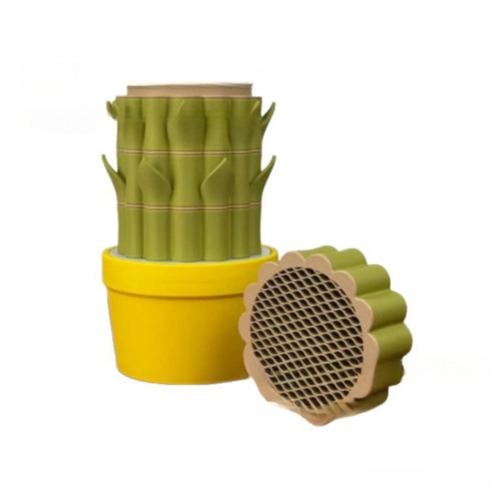 

3D Printed Cactus Kitchen Knife Holder зелёный