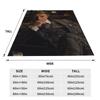 Mads Mikkelsen Hannibal Lecter (Hannibal TV) Blankets Portable Flannel Sofa Throw Blanket Couch Outdoor Throws Bedspread Quilt