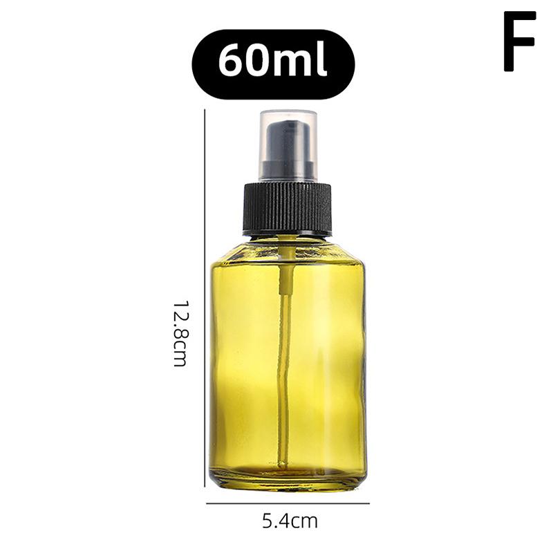 15Ml-60Ml Empty Refillable Bottle Green Glass Diy Cosmetic Bottle Cream Lotion Jar Pump Bottle For Shampoo Portable Travel