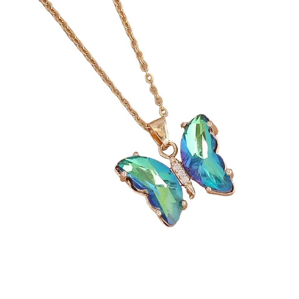 Elegant Butterfly Pendant Necklace Symbolizing Grace and Charm for Fashionable Women In Daily Wear or Parties