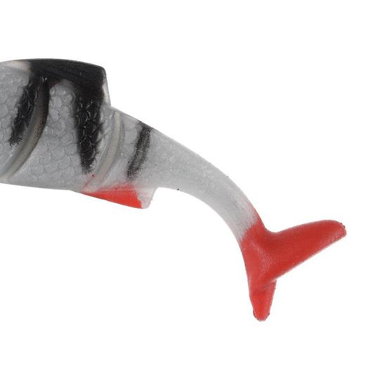 1/2/3Pcs 8CM Soft Artificial Lure Paddle Tail Silicone Bionic Swimbait Realistic 3D Eyes Swimming Lure Saltwater Freshwater Fishing Accessories