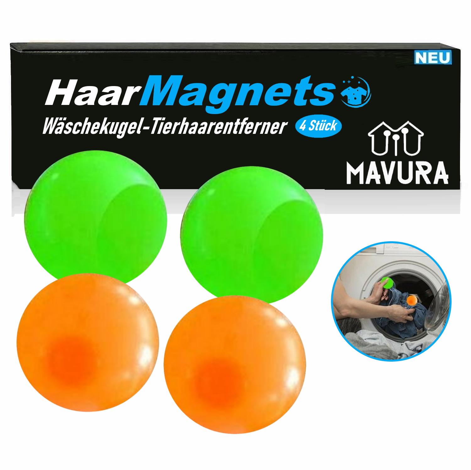 

HaarMagnets Засіб для видалення шерсті тварин Засіб для видалення волосся Кульки для пральної машини Ворсиста лапка 4x