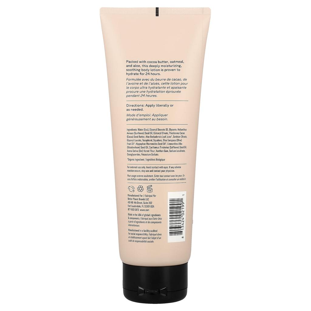 Calming Soothing 24-Hour Moisture Lotion for Dry Skin, Fragrance Free, 236 Ml (8 Fl Oz)