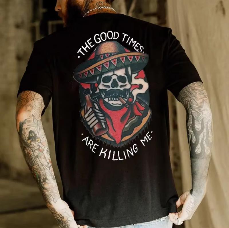 

Мужская летняя футболка с короткими рукавами из быстросохнущего материала с графическим принтом, модная, дышащая, повседневная, уличная, свободный топ 4XL