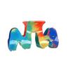 Hair Accessories Rainbow Wave Crab Clip Korean Style Women Hair Claw  Washing Face