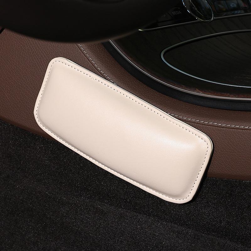 Universal Leder Knie Pad für Auto Innen Kissen Bequeme Elastische Kissen Memory Foam Bein Pad Oberschenkel Unterstützung Auto Zubehör