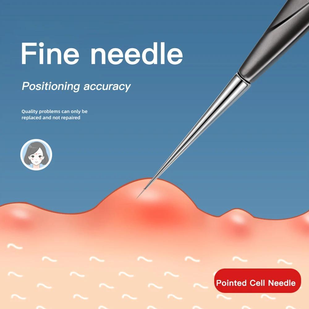 1/2Pcs Acne Needle Blackhead Clip Remover Extraction Popper Pore Black Head Cleaner Face Skin Care Deep Cleansing Needle Tool