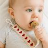 Wooden Baby Pacifier Chain Guard Design Teether Pendant New Dummy Nipple Holder  Baby Use