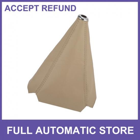 

Shift Boot Covers Dust Proof Universal for Vehicle Beige PU Leather