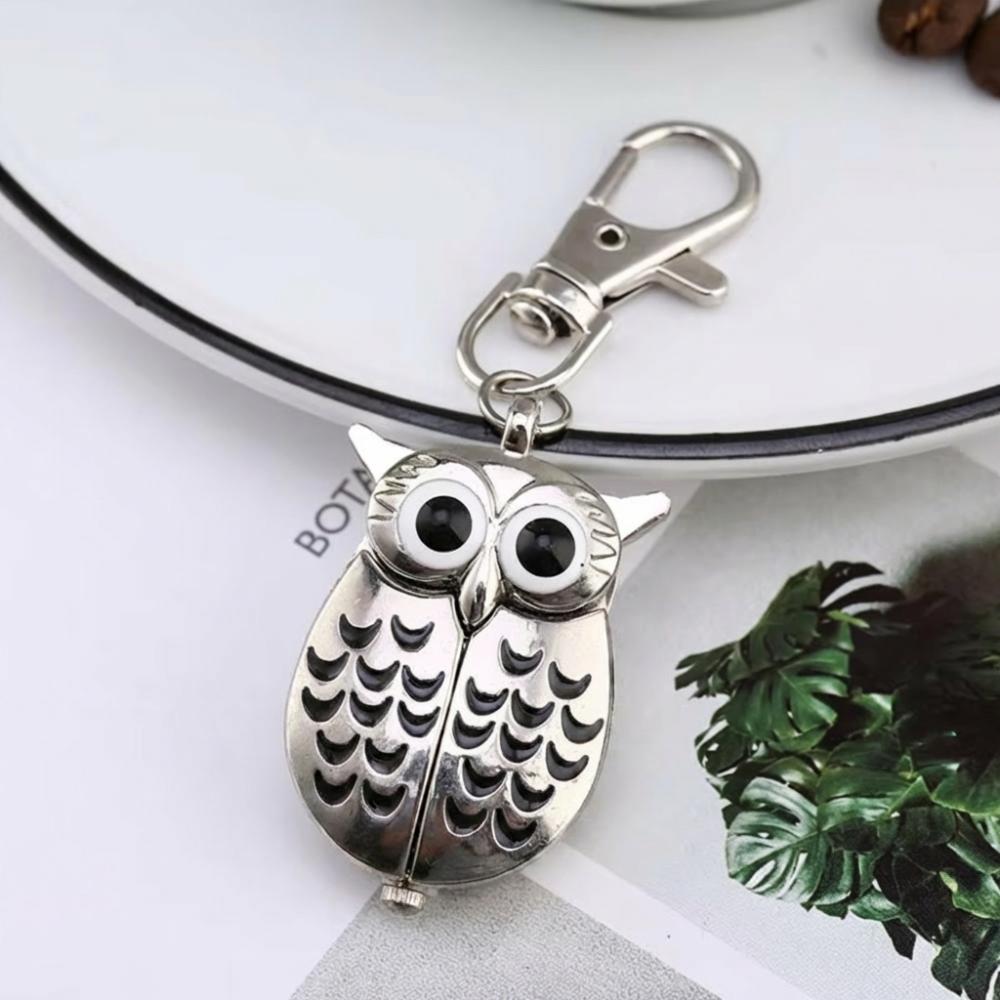 Klassische Taschenuhr Schlüsselanhänger Klapp-Stil Halskettenuhr Neue Hängeuhr Für Unisex Erwachsene Kinder