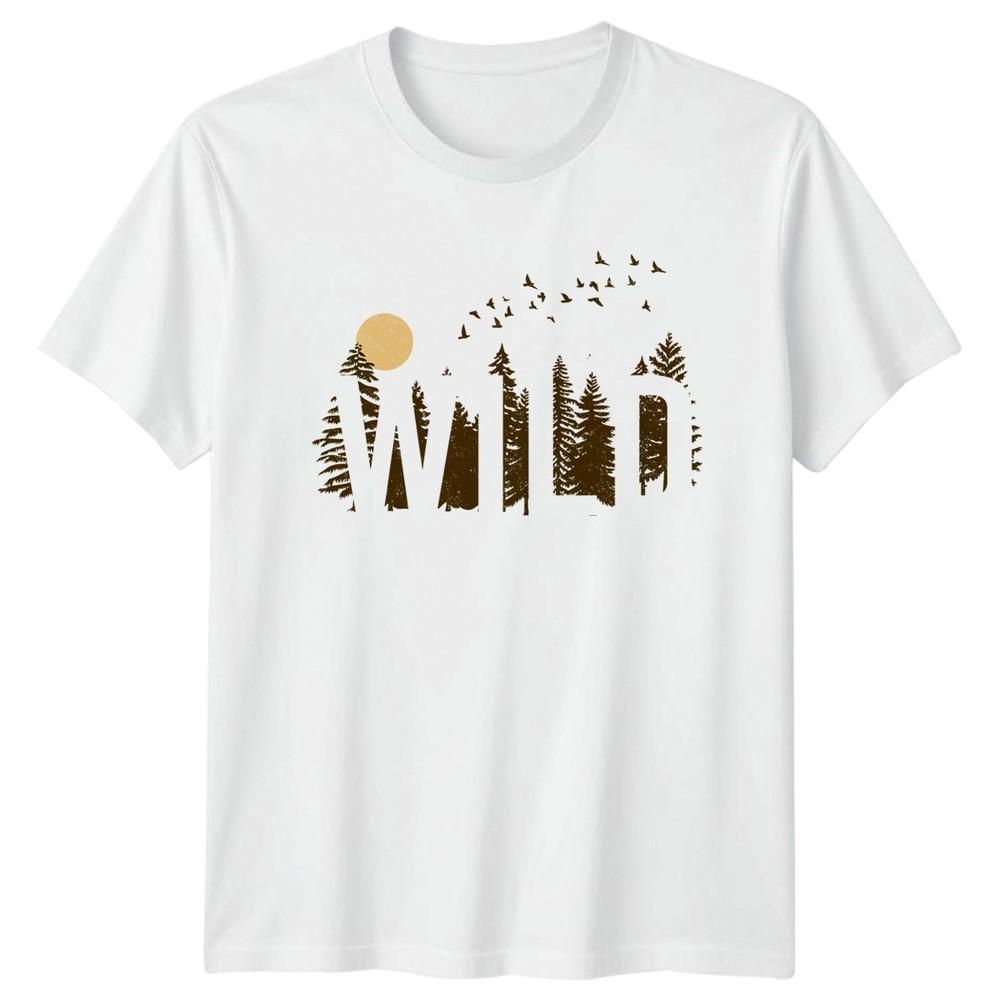 Wild TShirt Wilderness Hiking Birthday Gift For Him And Her S