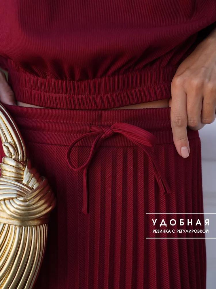 Long-sleeved Pleated Skirt Suit Fashionable Casual Two-piece Suit