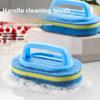 Cleaning Brush with Handle Kitchen Sponge Wipe Thickening Bathroom Tile Cleaning Sponge Household Stain Removal Clean Tools