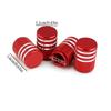 4PCS Aluminum Car Tire Valve Caps for Mitsubishi All Models Outlander Lancer ASX Wheel Rim Valve Stem Cover Dustproof Accessorie