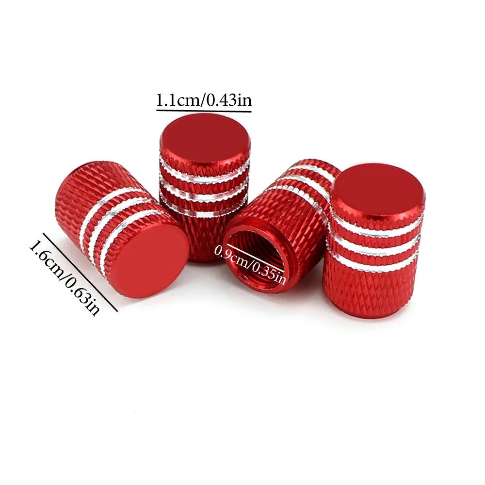 4PCS Aluminum Car Tire Valve Caps for Mitsubishi All Models Outlander Lancer ASX Wheel Rim Valve Stem Cover Dustproof Accessorie
