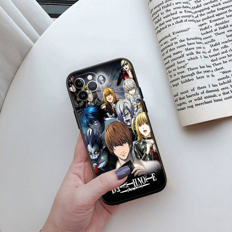 

JO16 Death Note Phone Case for Motorola Edge 50 40 30 Pro NEO Ultra Fusion Lite Plus G04 G04S G05 G15 G14 G24 G34 G35 G45 G54 G52 E32 Moto G52 кобі