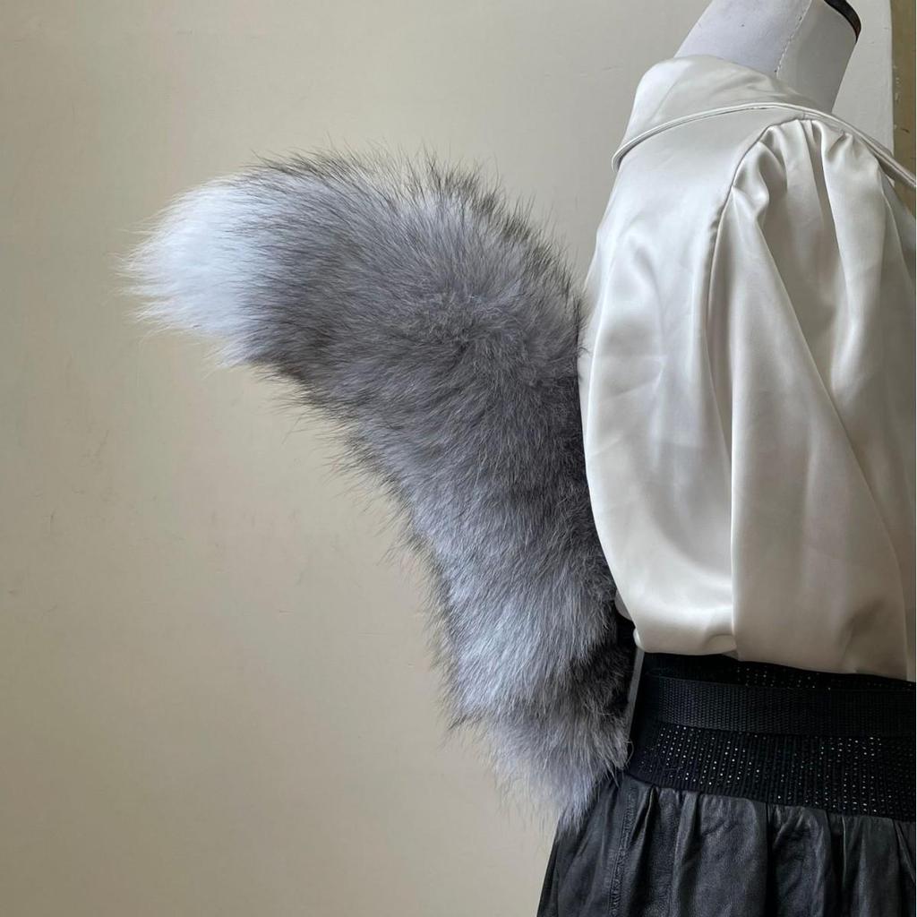Fox Cat Teasing Cosplay Fur Tail - DIY Styling & Waist Decoration Props