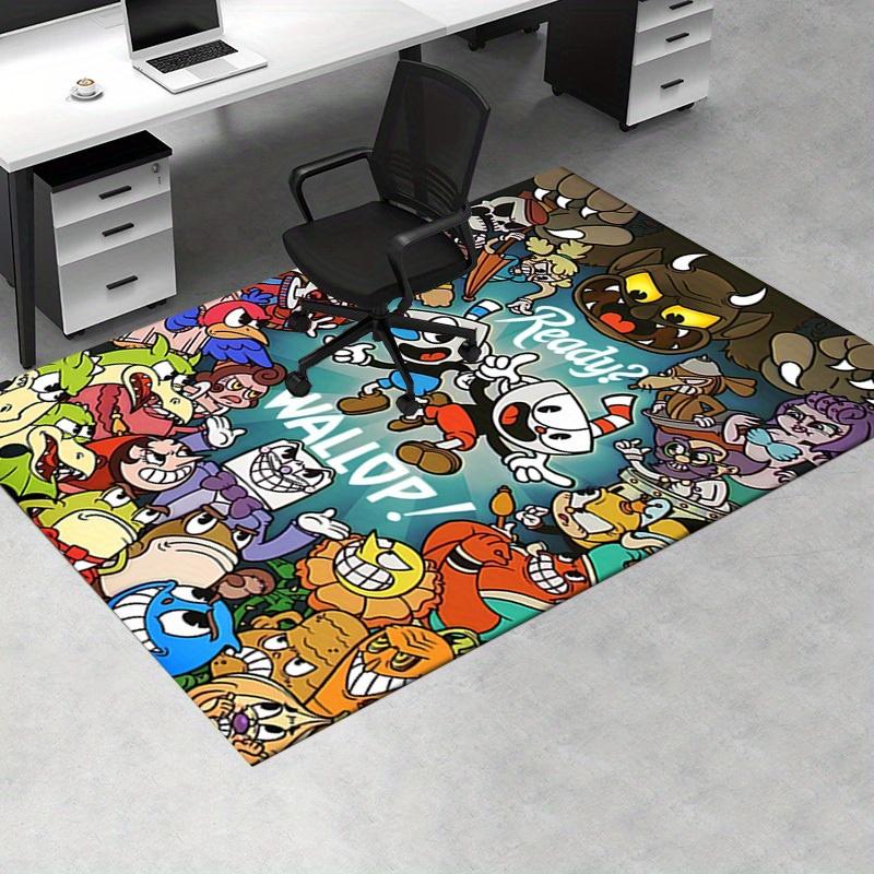 1pc Cuphead,Wallop,Ready Office Carpet Soft Polyester Non Slip Machine Washable Indoor Carpet Living