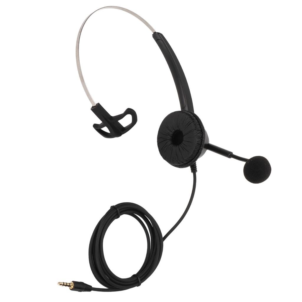 H360‑3.5 Telephone Headset Noise Reduction Comfortable Single Sided Business Headset for 3.5mm Jack