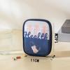 PVC Transparent Medicine Bag Navy Small