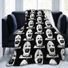 Art The Clown Terrifier Flannel Blanket Horror Movie Funny Throw Blanket For Home 200X150Cm Quilt