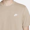 Nike Embroidered Logo Crew Neck T-Shirt Men Tops Khaki AR4997-247