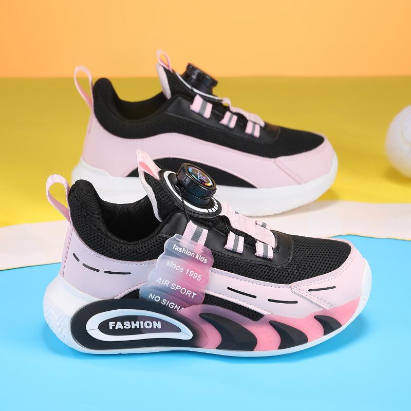 Boys' Shoes 2025 Spring Mesh Breathable Children's Lightweight Non-slip Sneakers Girls' Students Non-slip Running Shoes