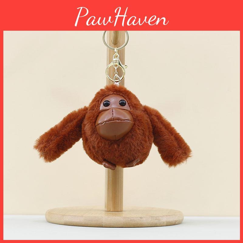 Long Huhu Bear Arm Monkey Pendant Plush Toy Bag Pp Cotton Keychain Decorations