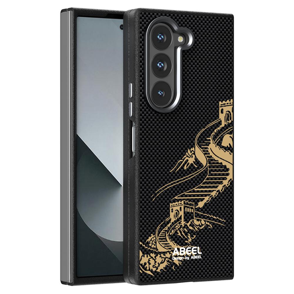 

ABEEL For Samsung Galaxy Z Fold6 5G Case Compatible with MagSafe Ultra Slim PC TPU Phone Back Cover The Great Wall