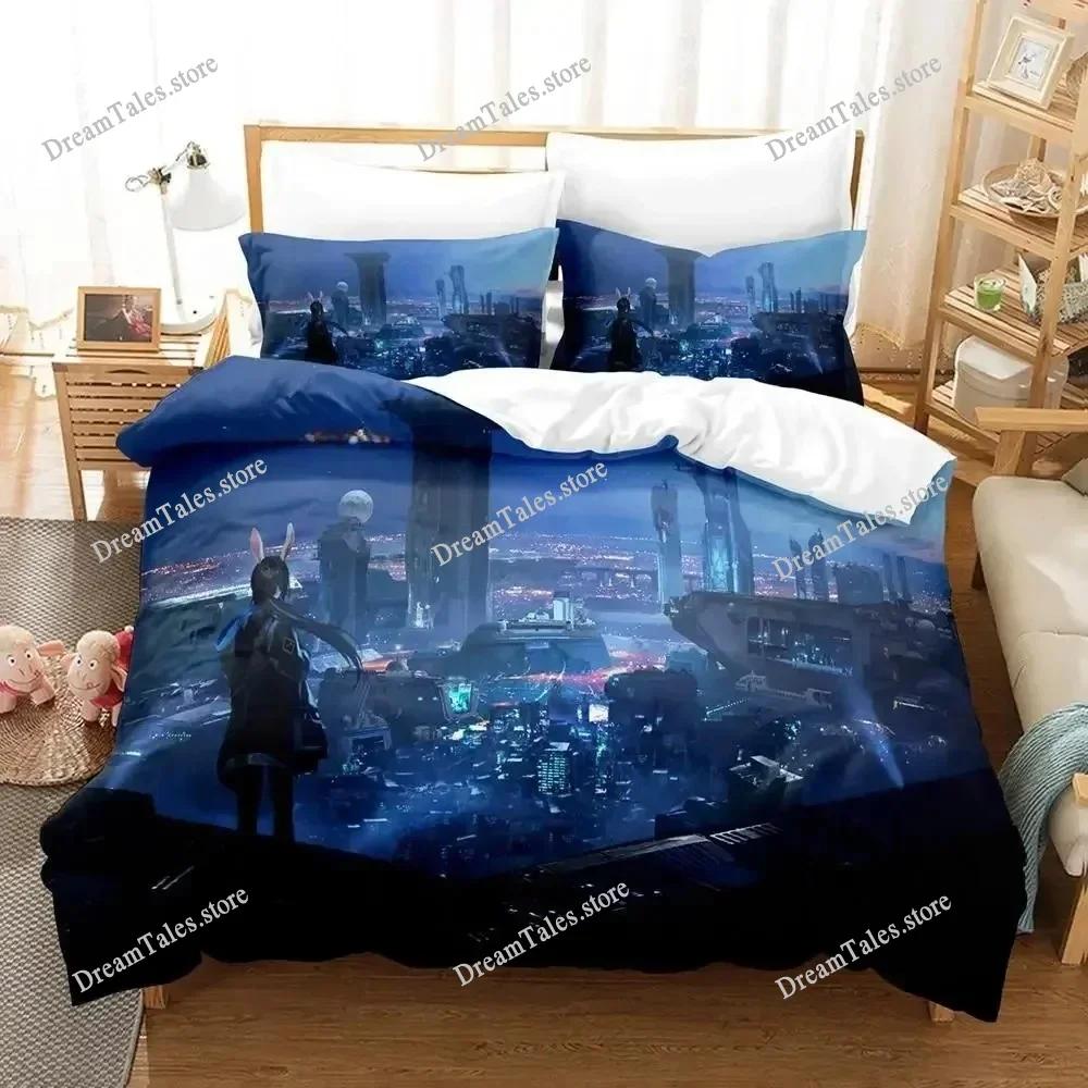3D Printed Anime Arknights Bedding Set Boys Girls Twin Queen Size Duvet Cover Pillowcase Bed Kids Adult Home Textileextile369