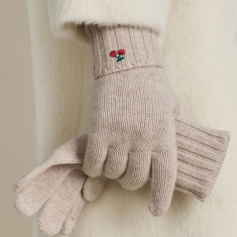 

JIUMU Women s Warm Cashmere Touchscreen Gloves One Size